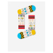 Sada čtyř párů barevných vzorovaných ponožek Happy Socks