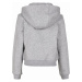 Dětská mikina // Mister tee Kids Daisy Duck Lazy Cropped Hoody heather grey