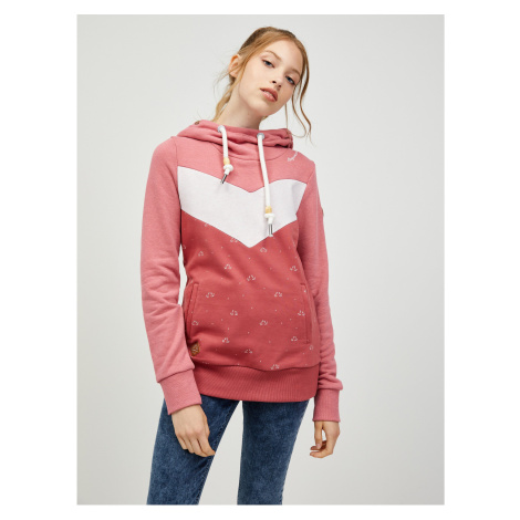 Růžová dámská mikina s kapucí Ragwear Trega - Dámské