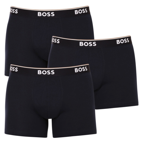 3PACK pánské boxerky BOSS tmavě modré (50475282 480) Hugo Boss