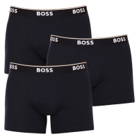 3PACK pánské boxerky BOSS tmavě modré (50475282 480)