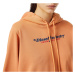 Mikina diesel f-reggy-hood-ind sweat-shirt oranžová