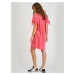 Tmavě růžové dámské letní basic šaty SAM73 Tucana