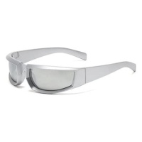 VeyRey Unisex sportovní sluneční brýle steampunk, Istephiel, bílá, uni