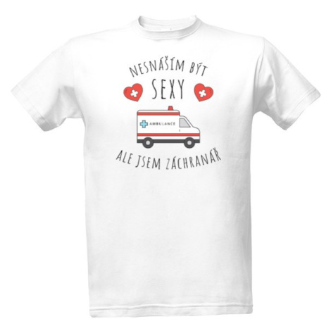 Pánské tričko Sexy záchranář