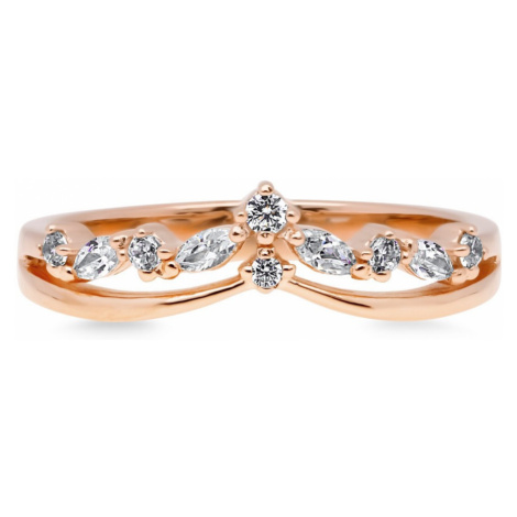 OLIVIE Stříbrný prsten ROSE 4117