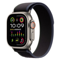 Apple Watch Ultra 2 49mm titanové pouzdro s černo-modrým trailovým tahem - M/L