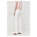 Kalhoty Marciano Guess dámské, bílá barva, jednoduché, high waist