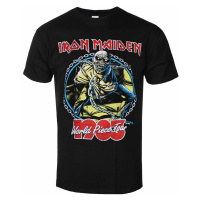 Tričko metal pánské Iron Maiden - World Piece Tour '83 V2 BL - ROCK OFF - IMTEE123MB