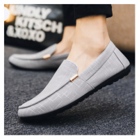 Pánské vzorované mokasíny casual loafers