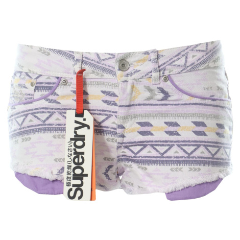 SUPERDRY »Raw Edge Hotpant« riflové šortky< Barva: Bílá, Mezinárodní