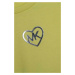 Dětské tričko Michael Kors žlutá barva