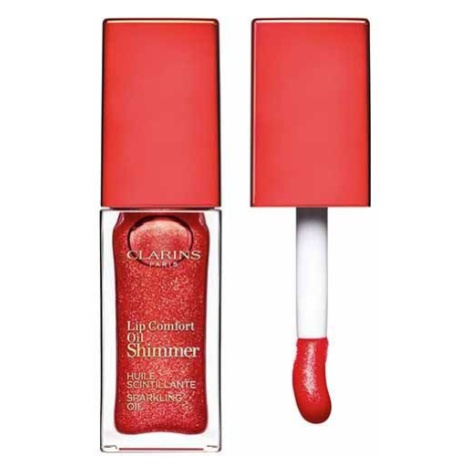 Clarins Lip Comfort Oil Shimmer 07 Red Hot Olej Na Rty 7 ml