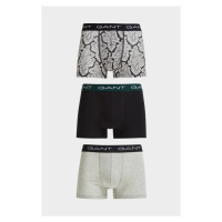 SPODNÍ PRÁDLO GANT PAISLEY PRINT TRUNK 3-PACK BLACK