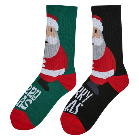 Vánoční ponožky Santa - 2-balení vícebarevné Urban Classics