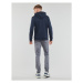 Jack & Jones JJLOCK SWEAT HOOD Tmavě modrá