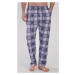 Pánské pyžamové kalhoty Vienetta Secret Pavel | modrá