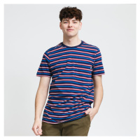 Urban Classics Fast Stripe Pocket Tee navy / modré / červené