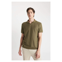 DEFACTO Regular Fit Polo Neck Short Sleeve T-Shirt