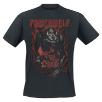 Powerwolf We Drink Your Blood Tričko černá