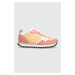 Sneakers boty Pepe Jeans PLS40013 oranžová barva, BRIT-ON PRINT W