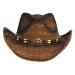 Fox Outdoor klobouk slaměný Tennessee, hnědo černý