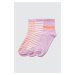 Trendyol Lilac 3-Pack Knitted Socks