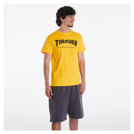 Tričko Thrasher Skate Mag T-shirt Gold/ Black