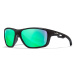 Sluneční brýle Aspect Captivate Wiley X® – Brown Polarized w/ Green Mirror, Černá