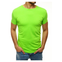 Buďchlap Jednoduché tričko v limetkové barvě