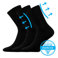BOMA® ponožky Zdrav. černá 3 pár 102189