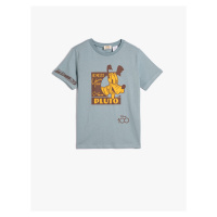 Koton Pluto T-Shirt Oversized Licensed Short Sleeve Crew Neck Cotton