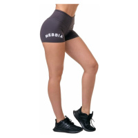 Nebbia Classic Hero High-Waist Shorts Marron Fitness kalhoty