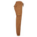 Ladies High Waist Cargo Jogging Pants - toffee