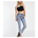 Only Erica skinny jeans in blue acid wash