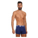 3PACK pánské boxerky Styx long sportovní guma tmavě modré (3U968)