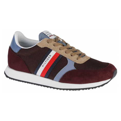 Tommy Hilfiger Runner Lo Color Mix Hnědá