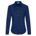 Navy blue classic lady-fit shirt Oxford Fruit Of The Loom