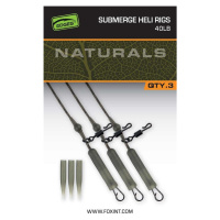 Fox Montáž Naturals Submerged Heli Rigs Leaders 75cm 3ks Nosnost: 40lb