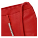 Dámská kožená kabelka Mirna, červená
