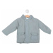 Dětská zimní bunda mušelínová - šedá melanž (Dětské oblečení)