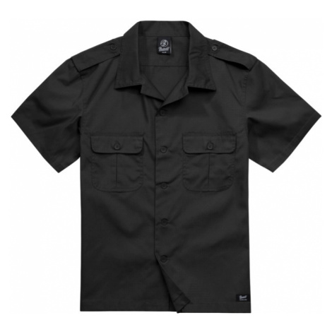 Brandit Košile US Shirt Ripstop 1/2 Arm černá