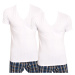 2PACK pánské tričko Calvin Klein bílé (NB1089A-100)