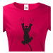 Dámské tričko s kočkou s drápky - ideální dárek pro milovníky koček