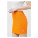 Sukně Calvin Klein Jeans oranžová barva, mini, pouzdrová