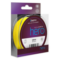 Delphin Šňůra Hero 8 fluo žlutá - 0,30mm 21,40kg 117m