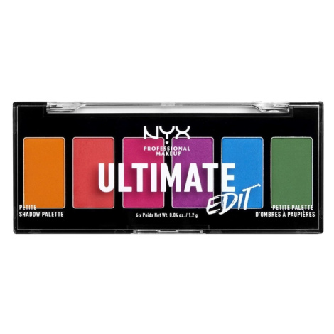 NYX Professional Makeup - Ultimate Shadow Palette č. 6 Utopia Petite Oční stíny 7.2 g Černá unis