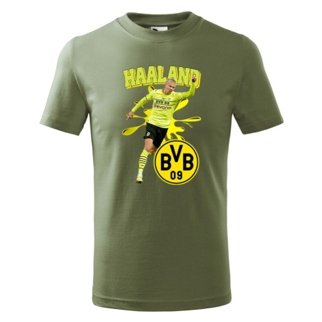 Dětské tričko s potiskem Erling Braut Haaland -  pánské tričko pro milovníky fotbalu BezvaTriko