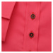 Dámská košile světle červená s hladkým vzorem 12499