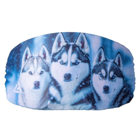 Laceto SKI GOGGLES COVER WOLF Látkový kryt lyžařských brýlí, mix, velikost